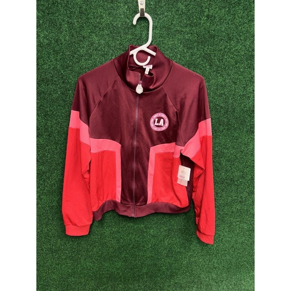 Juicy Couture Track Jacket Claret Women's Size Large NWT Juicy Couture